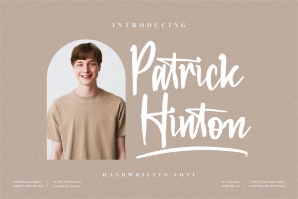Patrick Hinton Font - Featured Image