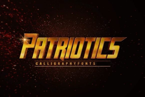 Patriotics Font - Featured Image