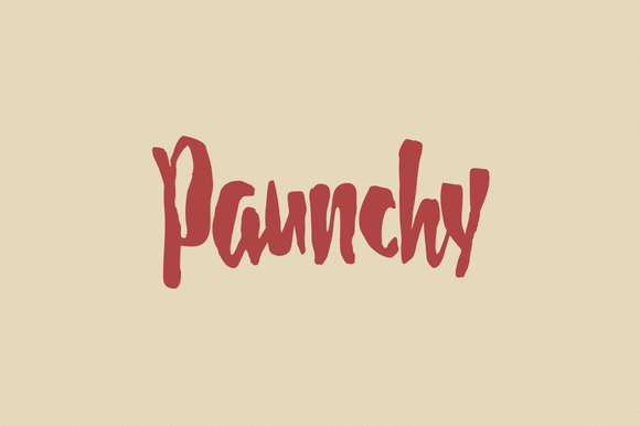 Paunchy Font Download for Desktop