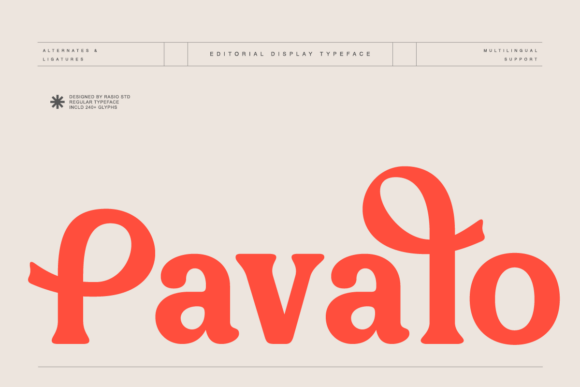 Pavalo Font - Featured Image