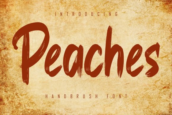 Peaches Font - Featured Image