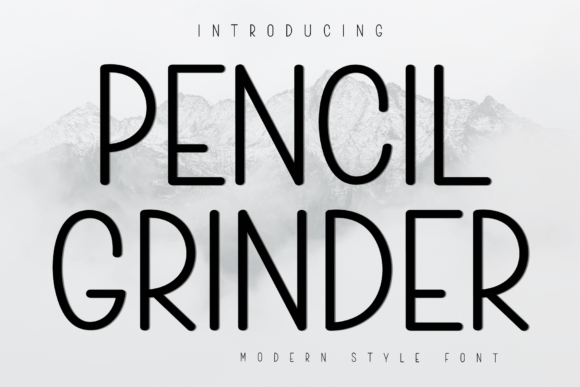 Pencil Grinder Font Download for Desktop