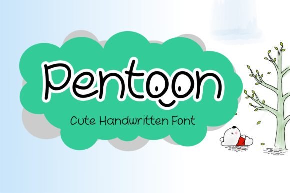 Pentoon Font - Featured Image