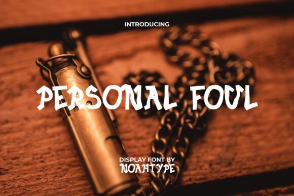 Personal Foul Font - Featured Image