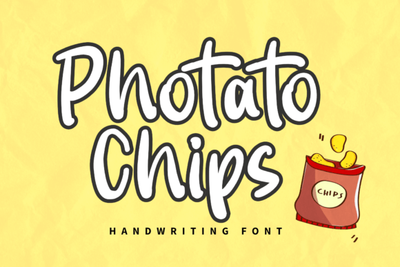Photato Chips Font - Featured Image