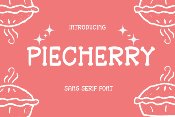 Pie Cherry Font - Featured Image