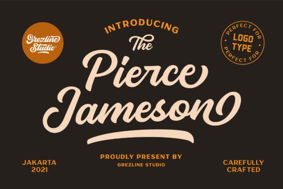 Pierce Jameson Font - Featured Image