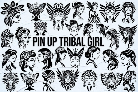 Pin-up Tribal Girl Font Download for Desktop