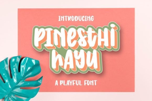 Pinesthi Hayu Font - Featured Image