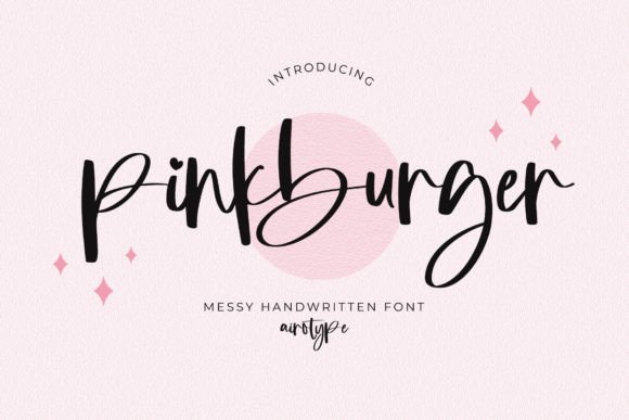 Pink Burger Font - Featured Image