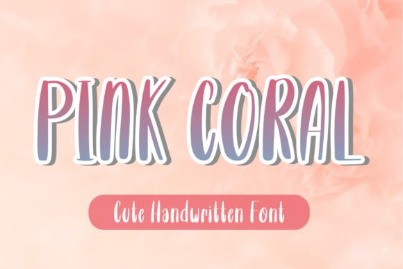 Pink Coral Font - Featured Image