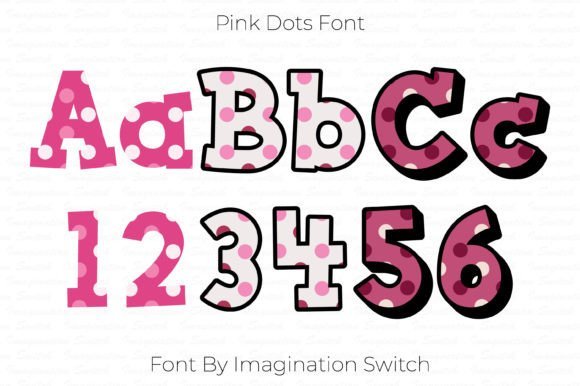 Pink Dots Font - Featured Image