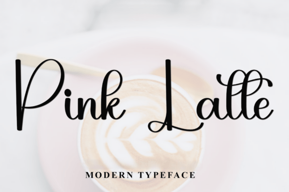 Pink Latte Font - Featured Image
