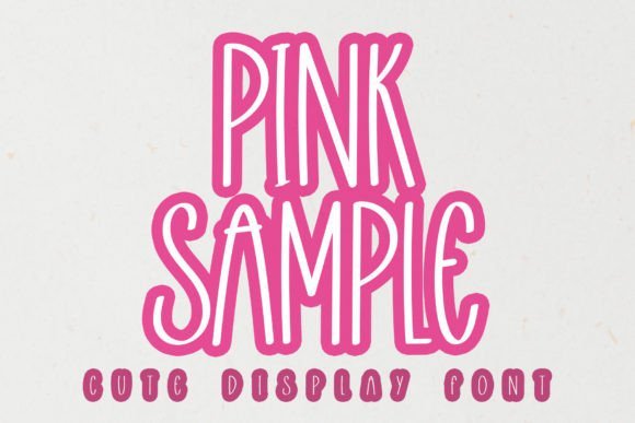 Pink Sample Font - Featured Image