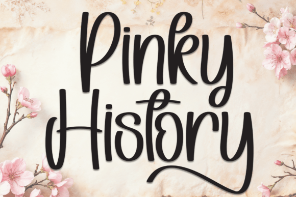 Pinky History Font - Featured Image