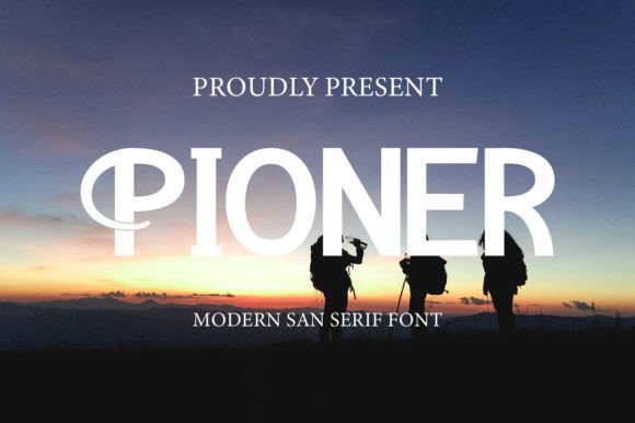 Pioner Font - Featured Image