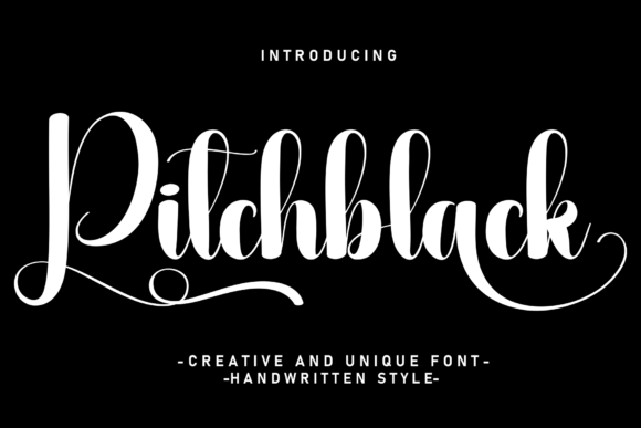 Pitchblack Font Download for Desktop