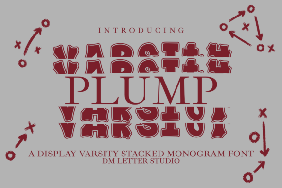 Plump Stacked Monogram Font - Featured Image