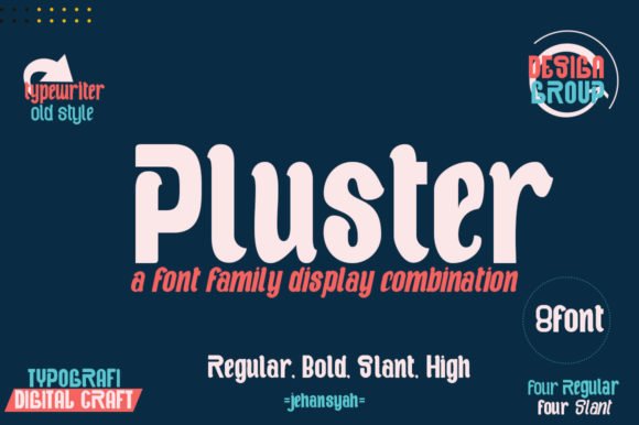 Pluster Font - Featured Image