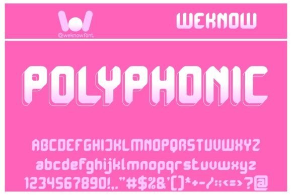 Polyphonic Font Download for Desktop