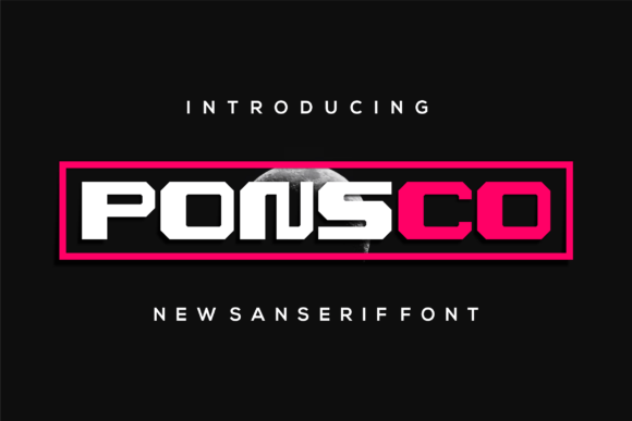 Ponsco Font - Featured Image