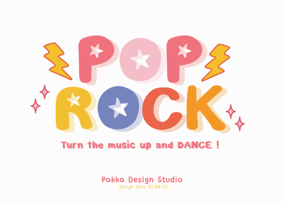 Pop Rock Font - Featured Image