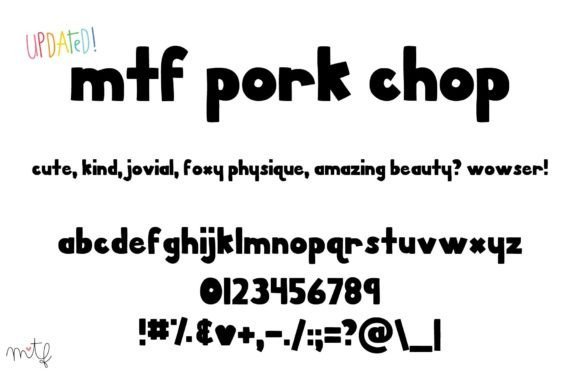 Pork Chop Font - Featured Image