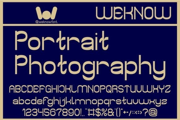Portrait Photography Font Download for Desktop