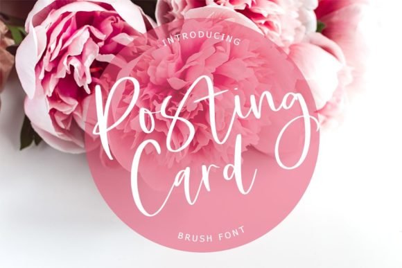 Posting Card Font - Featured Image