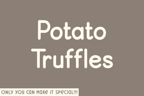 Potato Truffles Font Download for Desktop