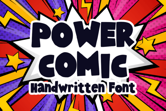 Power Comic Font - Featured Image