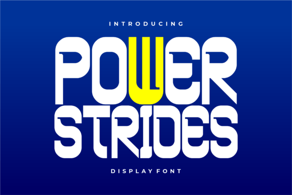 Power Strides Font - Featured Image