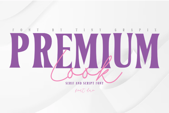 Premium Look Duo Font - Featured Image