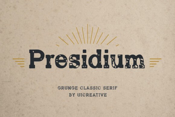 Presidium Font - Featured Image