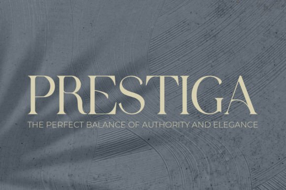 Prestiga Font - Featured Image