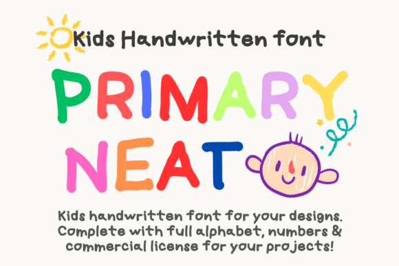 Primary Neat Font - Featured Image
