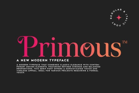 Primous Font - Featured Image