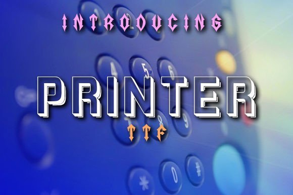 Printer Font Download for Desktop