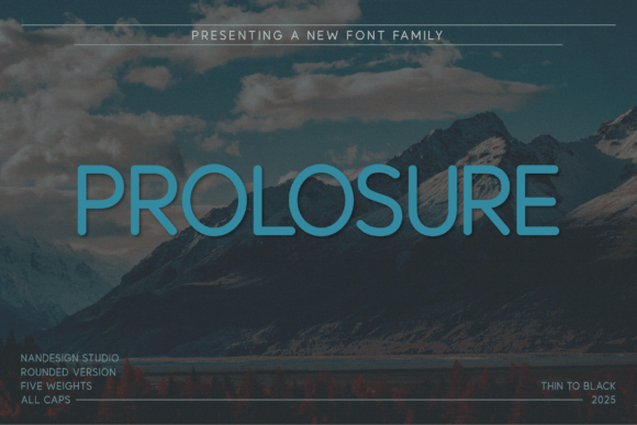 Prolosure Rounded Font Download for Desktop