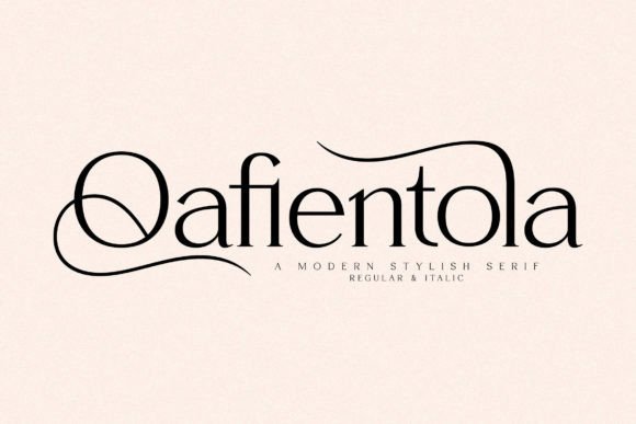 Qafientola Font - Featured Image