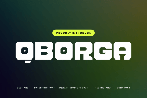 Qborga Font - Featured Image