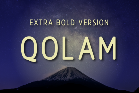 Qolam Extra Bold Font Download for Desktop