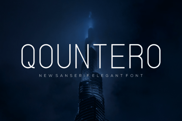 Qountero Font - Featured Image