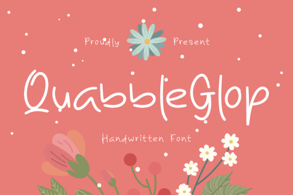 Quabble Glop Font - Featured Image