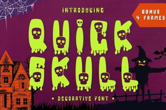 Quick Skull Font - Featured Image
