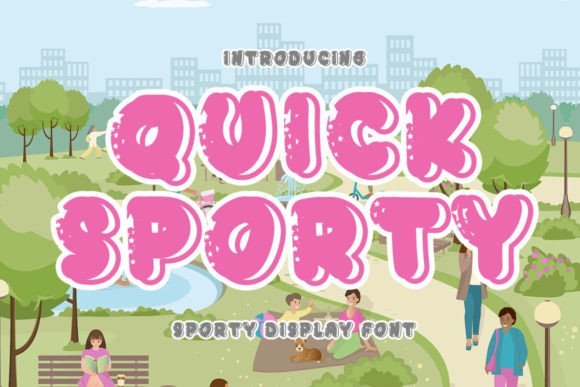 Quick Sporty Font - Featured Image