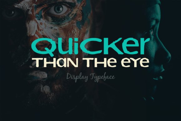 Quicker Than the Eye Font - Featured Image