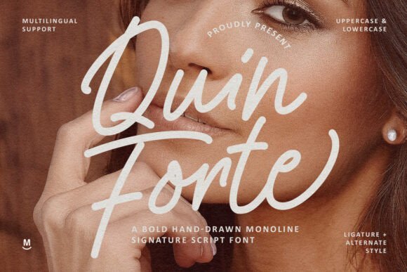 Quin Forte Font - Featured Image