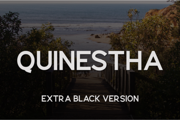 Quinestha Extra Black Font - Featured Image