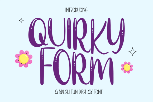 Quirky Form Font - Featured Image